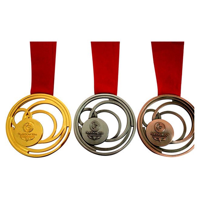 Blank Award Run Race Metal Medal