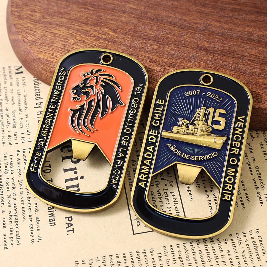 Syiling Peringatan Tersuai Enamel Souvenir Metal Challenge Coin