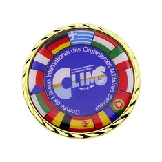 Syiling Cabaran Zink Aloi Peringatan Die Cop Enamel 3d