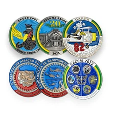 3d Die Stamped Enamel Zink Alloy Challenge Coin