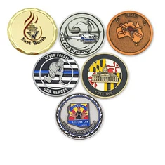 Syiling Enamel Cenderahati Ukiran 3D Logo Tersuai Diperibadikan