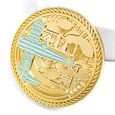 Koleksi Syiling Tersuai Token Logam 2D Aloi Zink