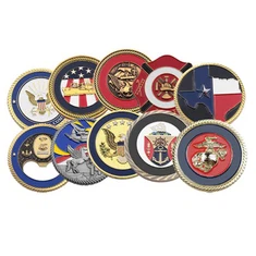 Pemegang Paparan Syiling Cabaran 3D Aloi Zink